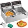 Deep Fryer 12L Electric Fryer 5000W Twin Basket Image 3
