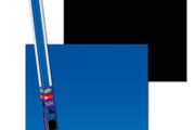 Aqua Nova Black/Blue Double Sided Background 100x50cm