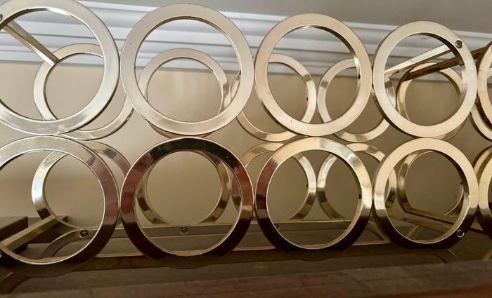 Newbridge Silverware 8 bottle wine rack