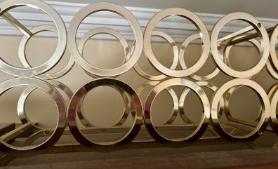 Newbridge Silverware 8 bottle wine rack