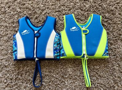 Boys Girls Swim Vest x2 3-5 Years Medium
