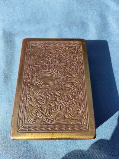 Vintage Colibri table lighter and Two cases