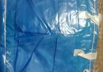 Large blue foldout changing bag