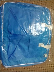 Large blue foldout changing bag