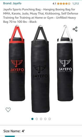 Jayefo Sports Punching Boxing Bag