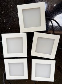 LED square recessed lights , 7W 3000K , IP44
