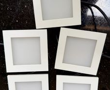 LED square recessed lights , 7W 3000K , IP44