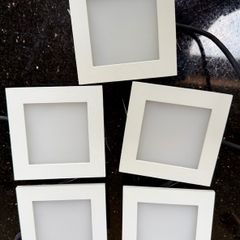 LED square recessed lights , 7W 3000K , IP44