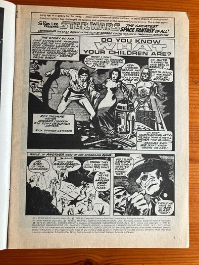 Comic: 'Star Wars Weekly' no. 49 / 1979