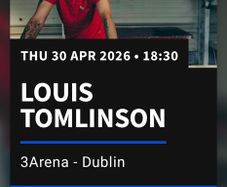 Louis Tomlinson tickete