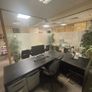 Black wooden desk Image 3