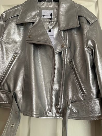 silver jacket