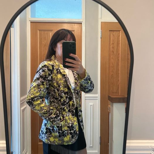 Multicoloured blazer. Size 10