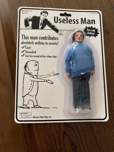Useless man figure