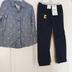 Marks and Spencer Boys shirt & trousers BNWT