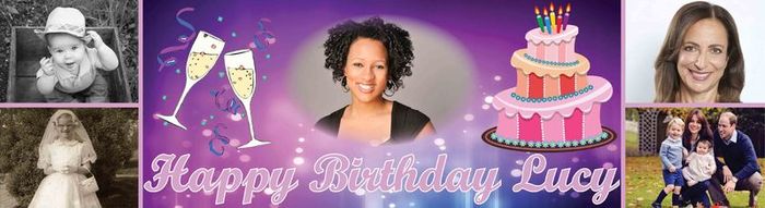 Personalised Birthday Party Banner with Photo