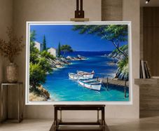 Original oil on canvas painting