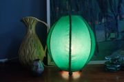 Vintage table lamp, 1950s table lamp, Space age lamp