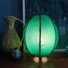 Vintage table lamp, 1950s table lamp, Space age lamp