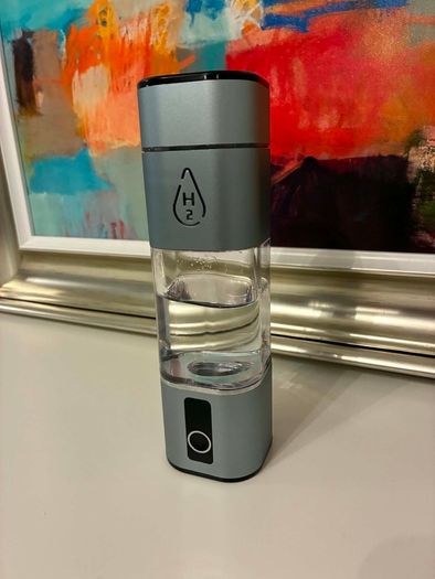 High-Concentration Hydrogen Water Bottle Generator (3000-6000 PPB) + Inhaler Kit