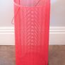 Round metal wire bin/basket with handle Image 2