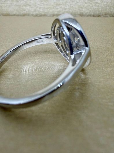 Diamond Oval Cluster Ring