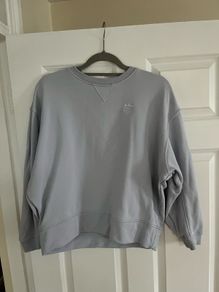 Adidas sweatshirt in washed baby blue colour