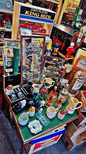 Vintage Chivas Regal whisky pub mirror and jug