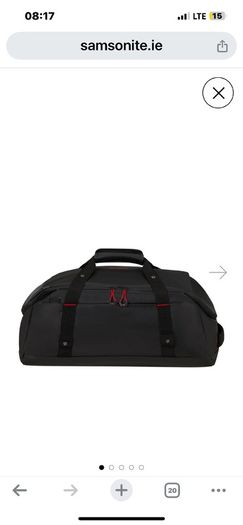 Samsonite hand luggage bag ECODIVER Duffle backpack