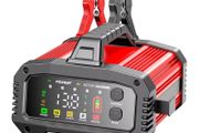 Portable 25A/15A Smart Car Battery Charger for 12V-24V Motorcycle Lead Acid AGM GEL LiFePo4 Batteries Car Booster Pulse Repair