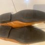 Mens Tan Leather Shoes (Vintage Style) Image 3