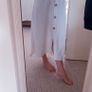 Zara Off White Midi Dress - S Image 8