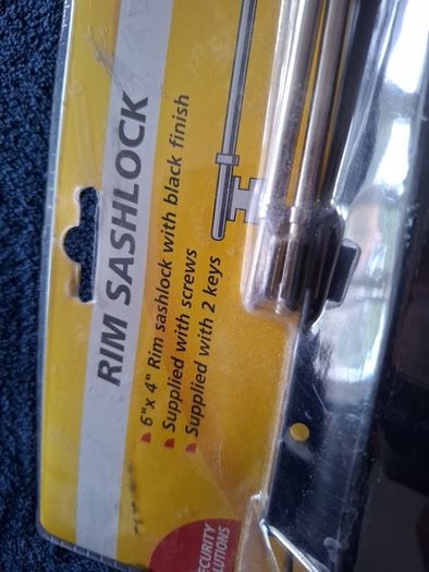 Rim Sashlock 6 inch x 4 inch