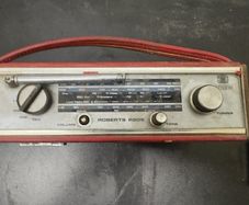 Vintage Roberts R505 Red Transistor Radio Untested