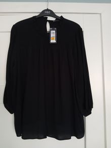 Black M&S top, size 16, new with tag