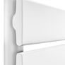 White towel radiator 1200x450mm Image 3