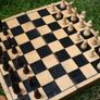Vintage wooden chess set 11,4" Image 5