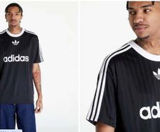 BNWT Adidas Adicolor Poly t-shirt men Black/white size XL Postage included