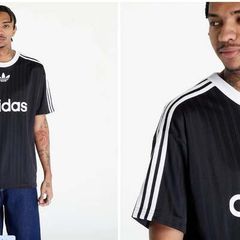 BNWT Adidas Adicolor Poly t-shirt men Black/white size XL Postage included