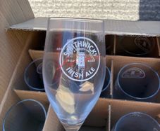 12 Smithwicks Pint Glasses.
