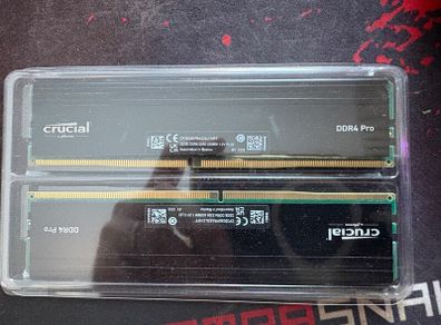 64Gb (2x 32Gb) Crucial Pro DDR4 RAM