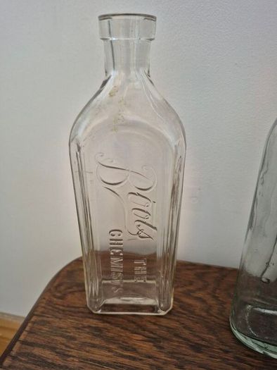 Beautiful Collection of 5 Antique & Vintage Glass Bottles c. 1890s 1930s