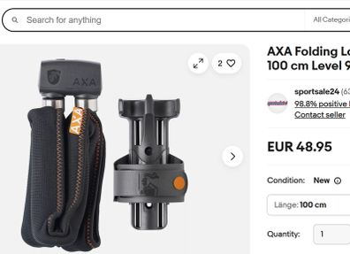 bicycle lock AXA