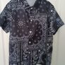 Boys Paisley Print Shirt and Shorts Age 11-12 Image 2