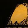 Antique Mother of Pearl Lampshade Image 2