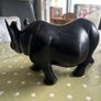Carved African Rhino Image 2