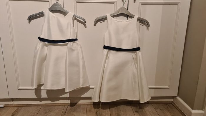 Flower Girl Dresses / Christening dresses x 2, age 1.5-2yrs and 4yrs