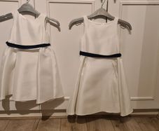 Flower Girl Dresses / Christening dresses x 2, age 1.5-2yrs and 4yrs