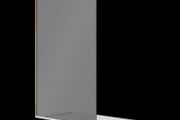 Aqualla 700 brushed brass wetroom panel