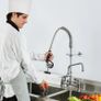 Commercial Faucet with Sprayer Brass (66 cm) Image 2